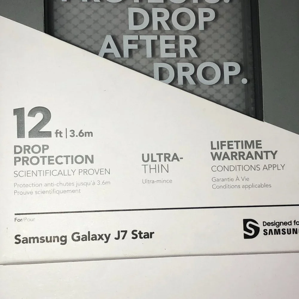 NEW - Samsung Galaxy J7 Star Ultra Thin Flex Shock Phone Case New in Box